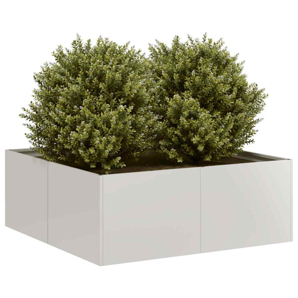 Jardinera 80x80x30 cm Acero inoxidable D