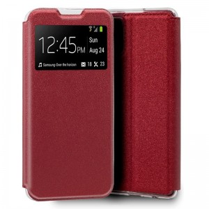 Funda Flip Cover Samsung A715 Galaxy A71 Liso Rojo D