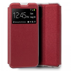 Fundação COOL Capa de Flip para Samsung G985 Galaxy S20 Plus luz vermelha D