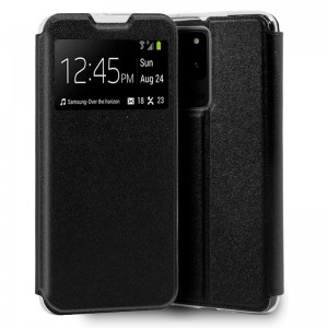 Funda COOL Flip Cover para Samsung G988 Galaxy S20 Ultra 5G Liso Negro D