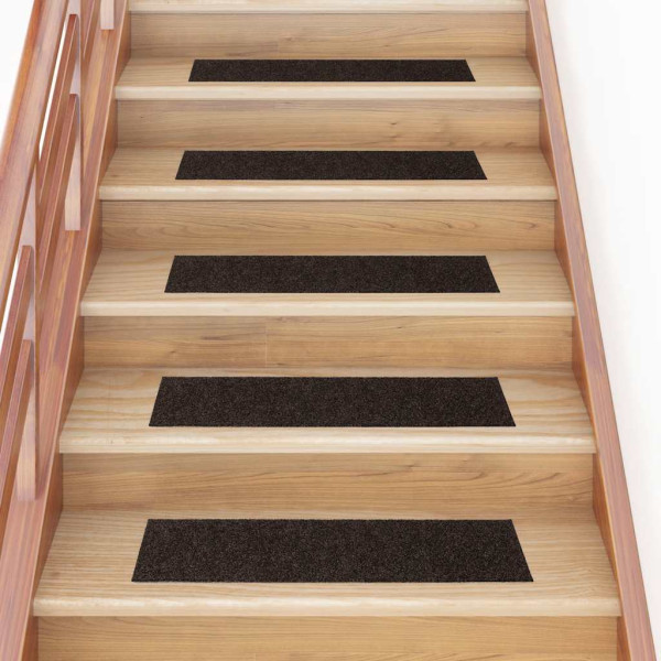 Alfombrillas escaleras autoadhesivas 30uds 76x20 cm D