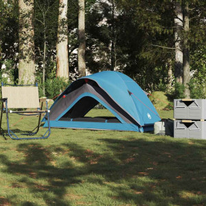 Tienda de campaña para 1 persona impermeable azul D