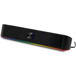 Phoenix ohmios barra sonido rgb 6w rms bt - bluetooth - usb - aux - botones tactiles D