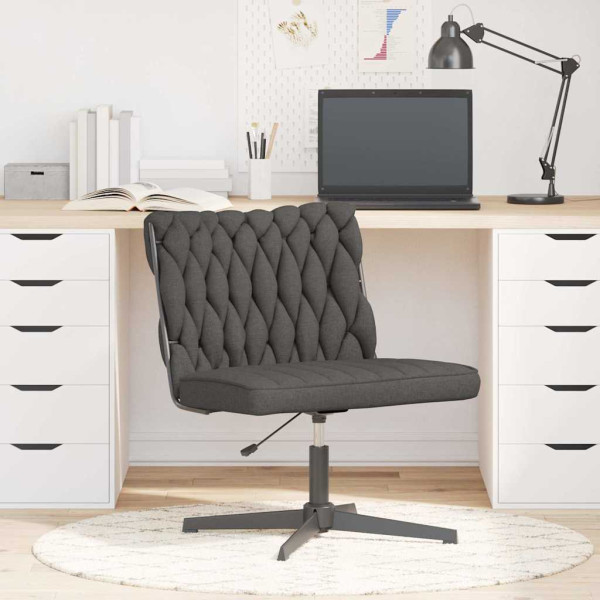 Silla de oficina giratoria tela gris oscuro D