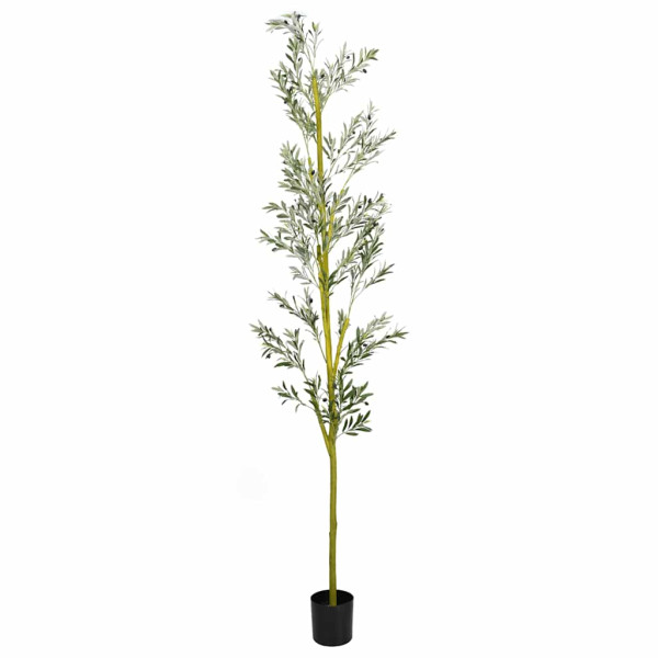 Árbol de olivo artificial con 1000 hojas verde 300 cm D