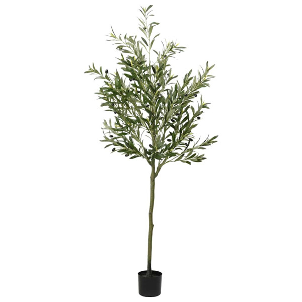 Árbol de olivo artificial con 700 hojas verde 180 cm D