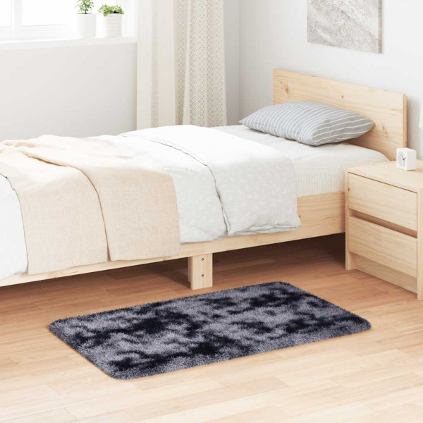 Alfombra de pelo largo NAVARRA gris oscuro 60x100 cm poliéster D