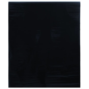 Janela manchada laminado preto PVC 60x500 cm D