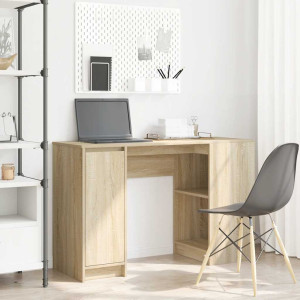Escritorio roble Sonoma 120x42x76 cm madera de ingeniería D