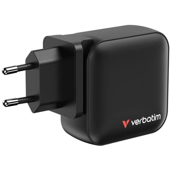 Cargador de Pared Universal Verbatim Mini GaN Wall Charger negro D