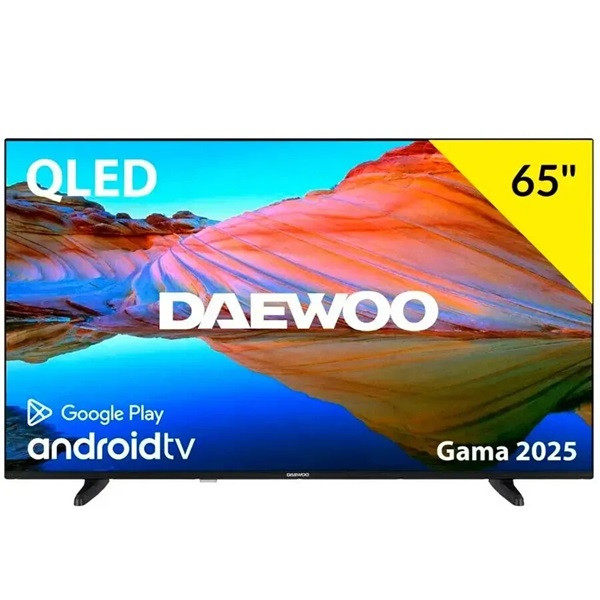 Tv daewoo 65pulgadas qled 4k uhd - 65dm72uaqp - android tv D