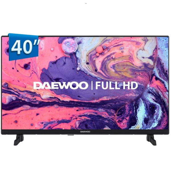 Smart TV DAEWOO 40" LED FHD 40DM65FV preta D