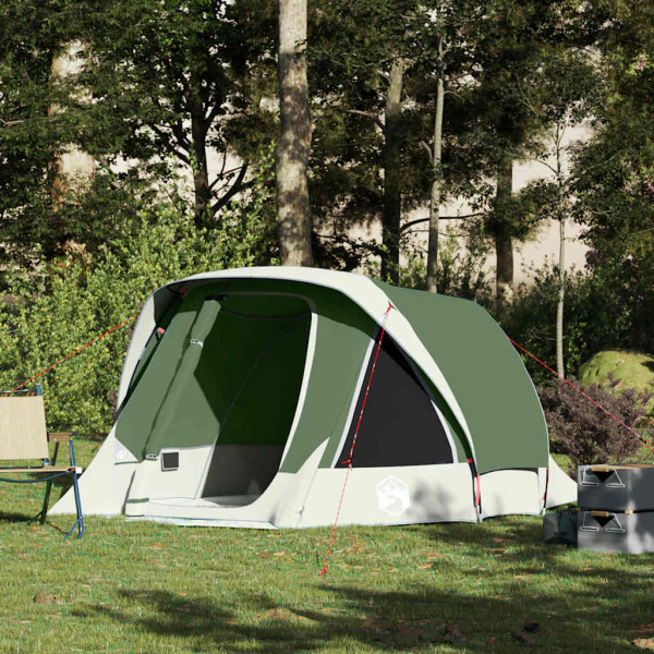 Tenda impermeável para 4 pessoas verde D