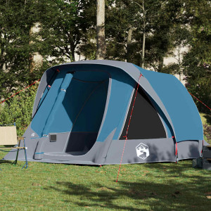 Tenda familiar para 6 pessoas à prova d'água azul D