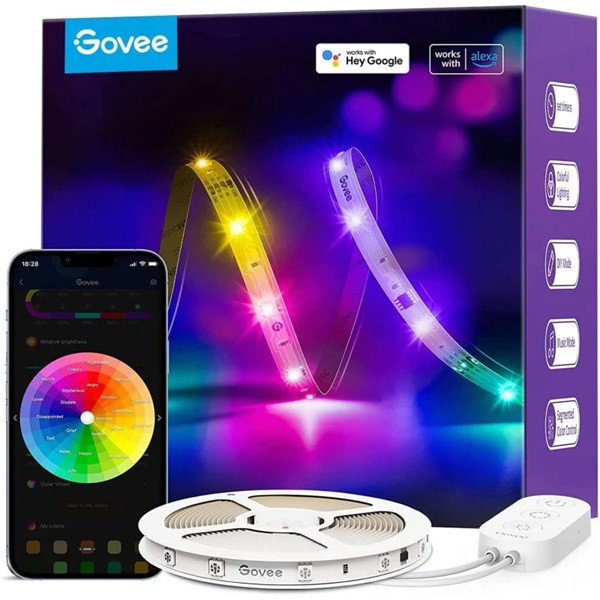 Tira LED Govee RGB Smart WiFi H618A 5m D