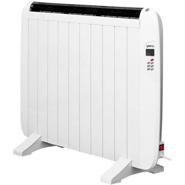 Radiador eléctrico pared/pie Yoevu 1500 W blanco D