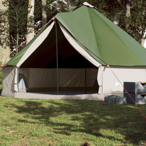 Tenda familiar tipi 8 pessoas impermeável verde D