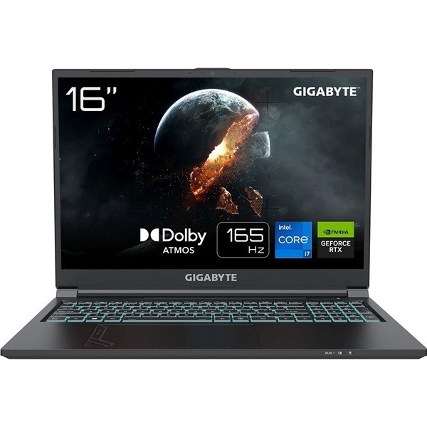 GIGABYTE G6 16" Intel Core i7 16GB RAM 512GB KF-73ES893KD preto D