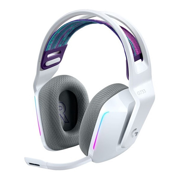 AURICULAR CON MICROFONO LOGITECH G G733 GAMING WIRELESS INALAMBRICO BLANCO D