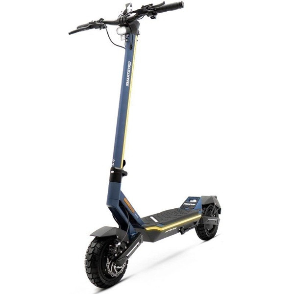 Patinete eléctrico smartgyro raptor dual evo/ motor 1000w/ ruedas 10'/ 25km/h /autonomía 60km/ negro y azul D