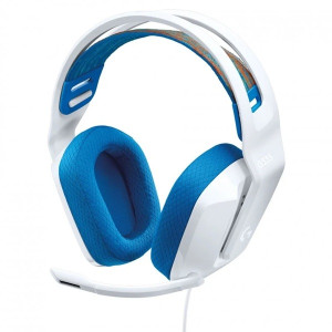 Auriculares con microfono logitech g g335 gaming jack 3.5mm blanco D