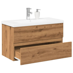 Mueble con lavabo integrado roble artisan D