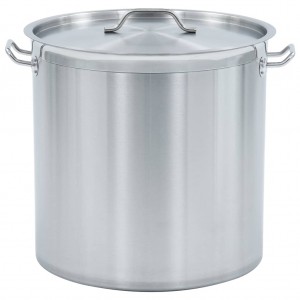 Olla de acero inoxidable 71 L 45x45 cm H