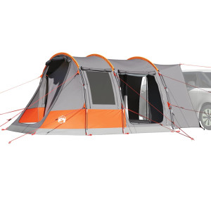 Tienda de campaña de coche 2 personas impermeable gris-naranja D