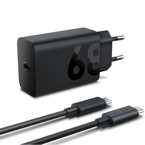 Cargador de pared USB-C Lenovo 68W + cable negro M 3