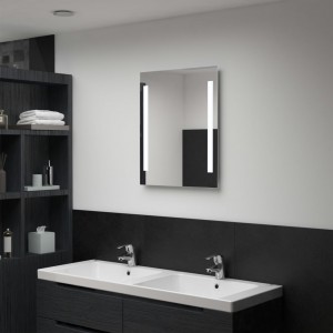 Espejo de pared de baño con LED 50x60 cm D