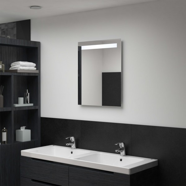 Espelho de parede de banheiro com LED 50x60 cm D