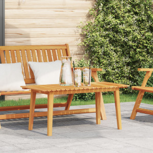 Mesa de Café  90x45x40 cm Madera Maciza de Acacia D