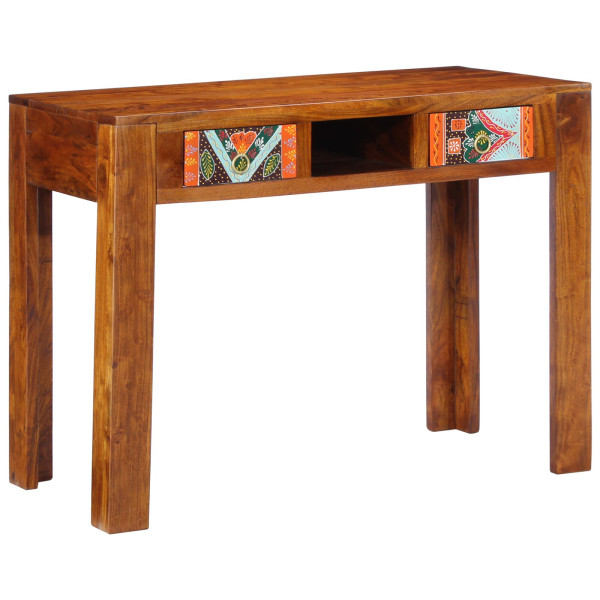 Escritorio 100x50x75 cm de Madera Maciza de Acacia Escritorio 100x50x75 cm de Madera Maciza de Acacia D