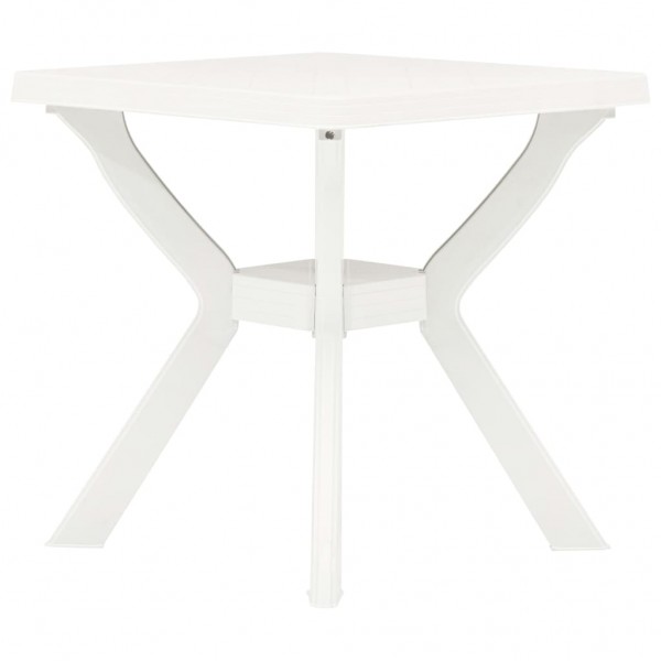 Mesa de jantar branco plástico 70x70x72 cm D