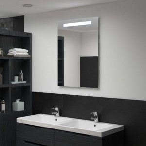 Espejo de pared de baño con LED 60x80 cm D