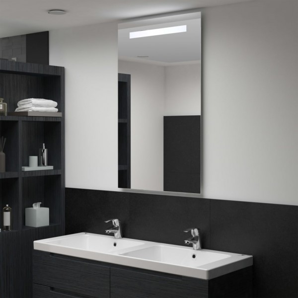 Espejo de pared de baño con LED 60x100 cm D