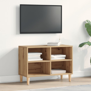 Gabinete de TV  Roble Artesanal 69.5x30x50 cm Madera Elaborada D