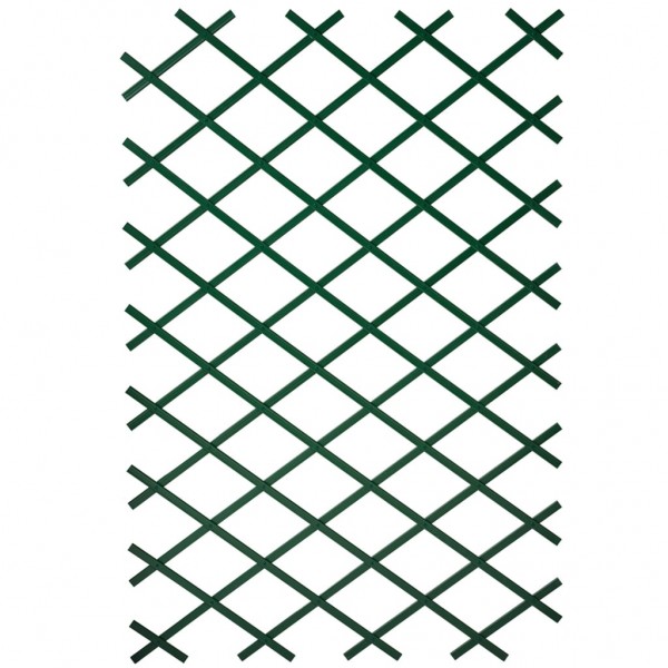 Nature Grelha de jardim de PVC verde 2 unidades 100x200 cm D