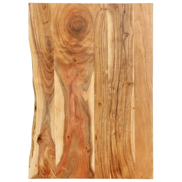 Encimera para armario tocador madera maciza acacia 80x55x2.5 cm D