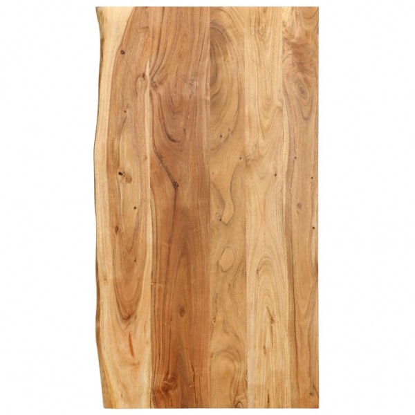 Encimera para armario tocador madera maciza acacia 100x55x2.5cm D