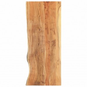 Encimera para armario tocador madera maciza acacia 140x52x3.8cm D