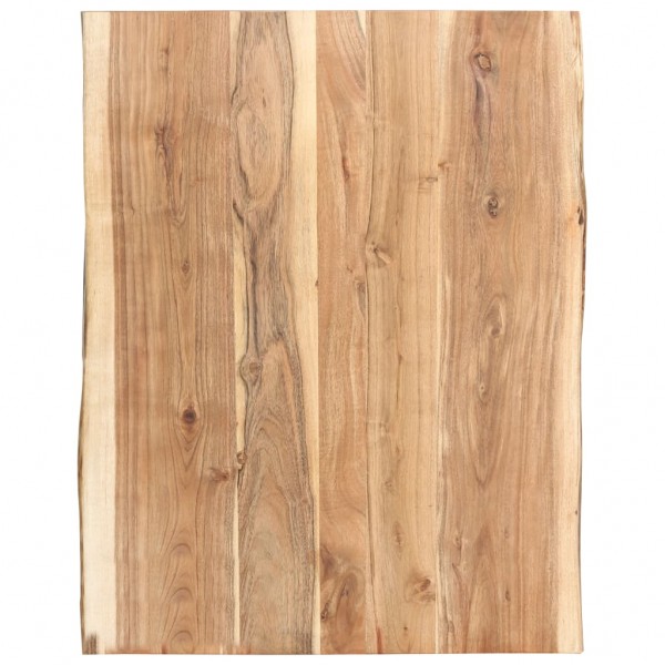Superficie de mesa de madera maciza de acacia 80x(50-60)x3.8 cm D