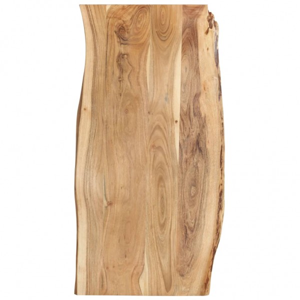 Superficie de mesa madera maciza de acacia 118x(50-60)x2.5 cm D