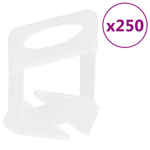 Calzos para nivelación de azulejos 250 unidades 2 mm D