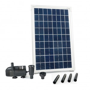Ubbink Conjunto SolarMax 600 con panel solar y bomba 1351181 D