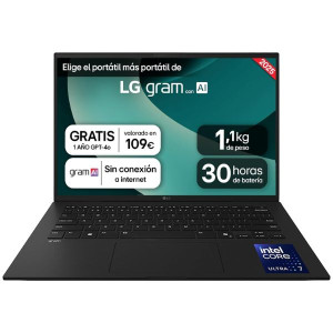 LG GRAM 14" Intel Core Ultra 7 16GB RAM 1TB 14ZD90T-G negro D