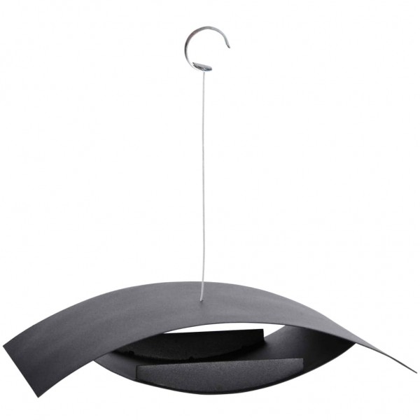 Esschert Design Comedouro para pássaros preto S FB437 D