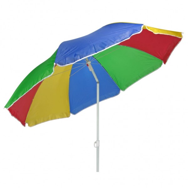 HI Um guarda-chuva de praia de 150 cm multicolor D