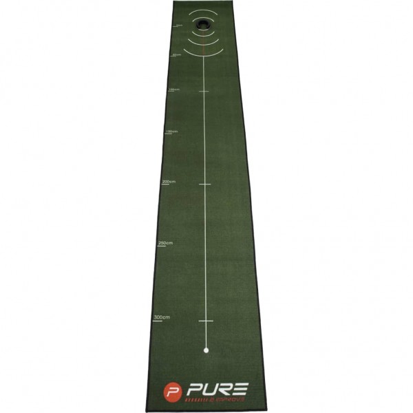 Pure2Improve Alfombra de práctica putting de golf 400x66 cm D