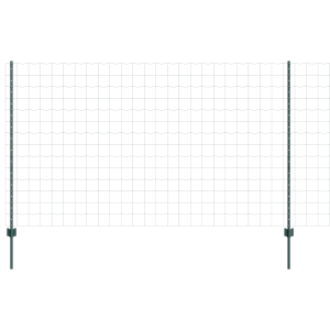 Cerca Euro de  con Postes Juego de 2 Verde H
